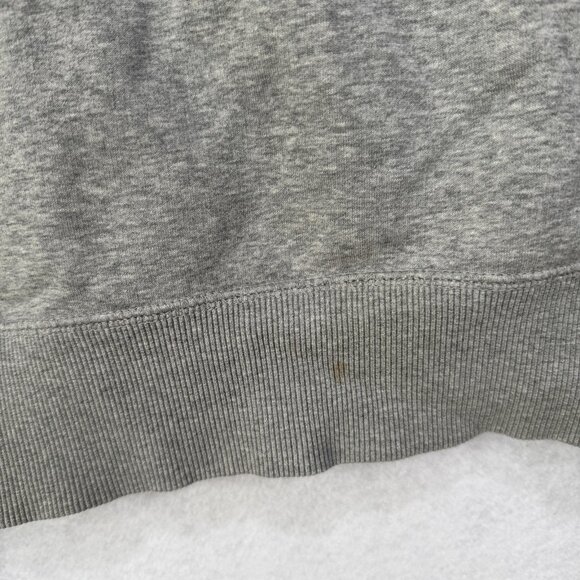 Nike Hoodie Mens 2XL Gray Black Full Zip Athletic Dept Spell Out Sweatshirt - Picture 14 of 15